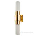 Crystal Wall Lamp Double end lighting copper glass tube wall lamp Factory